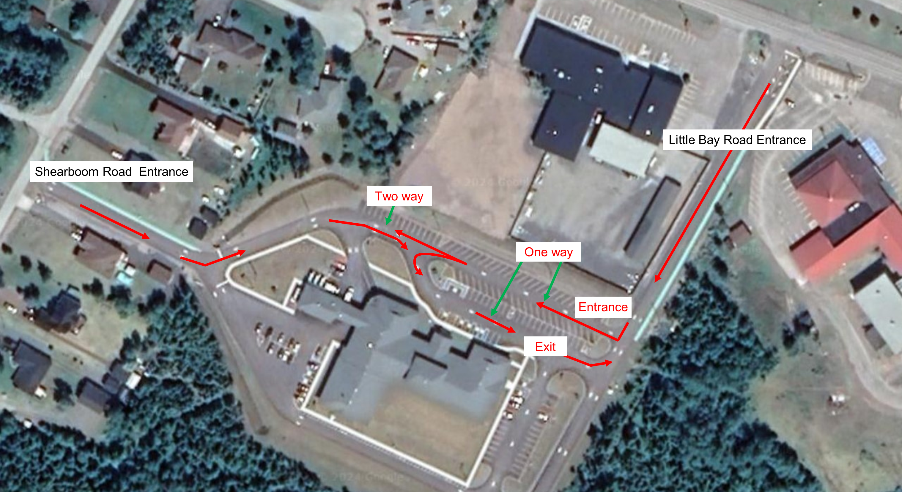 Changes to Traffic Flow at Green Bay Health Centre