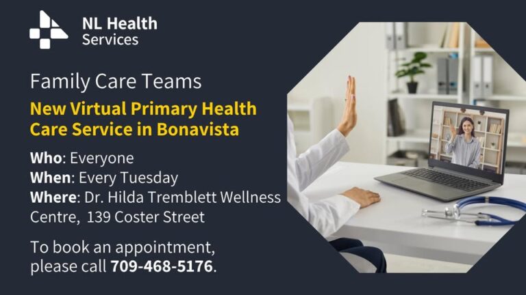 New Virtual Primary Health Care Service in Bonavista